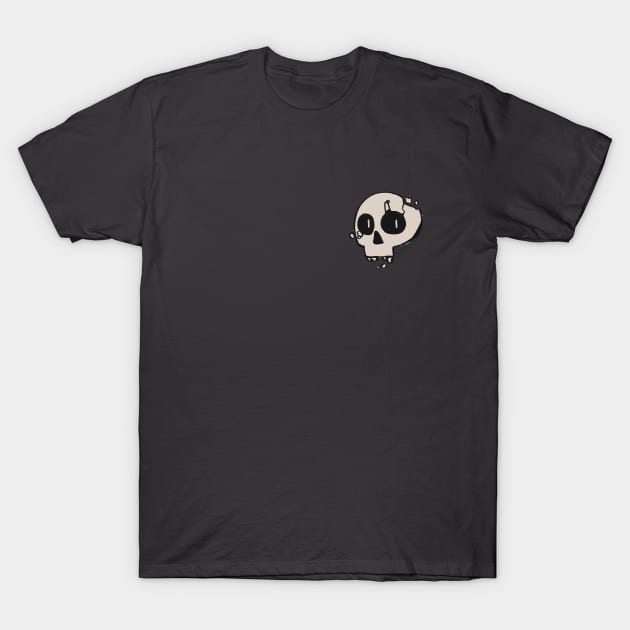 broken skull shirt T-Shirt by Moodigfx